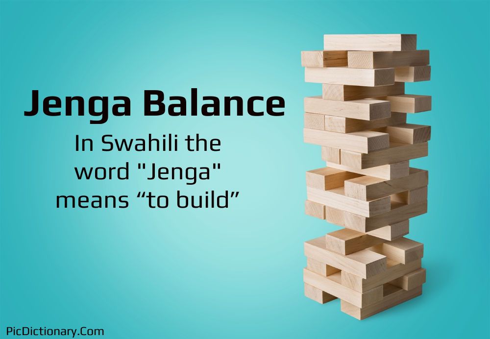 Dictionary meaning of Jenga Balance