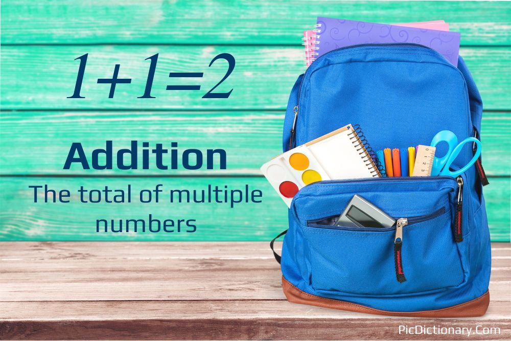 Dictionary meaning of Addition