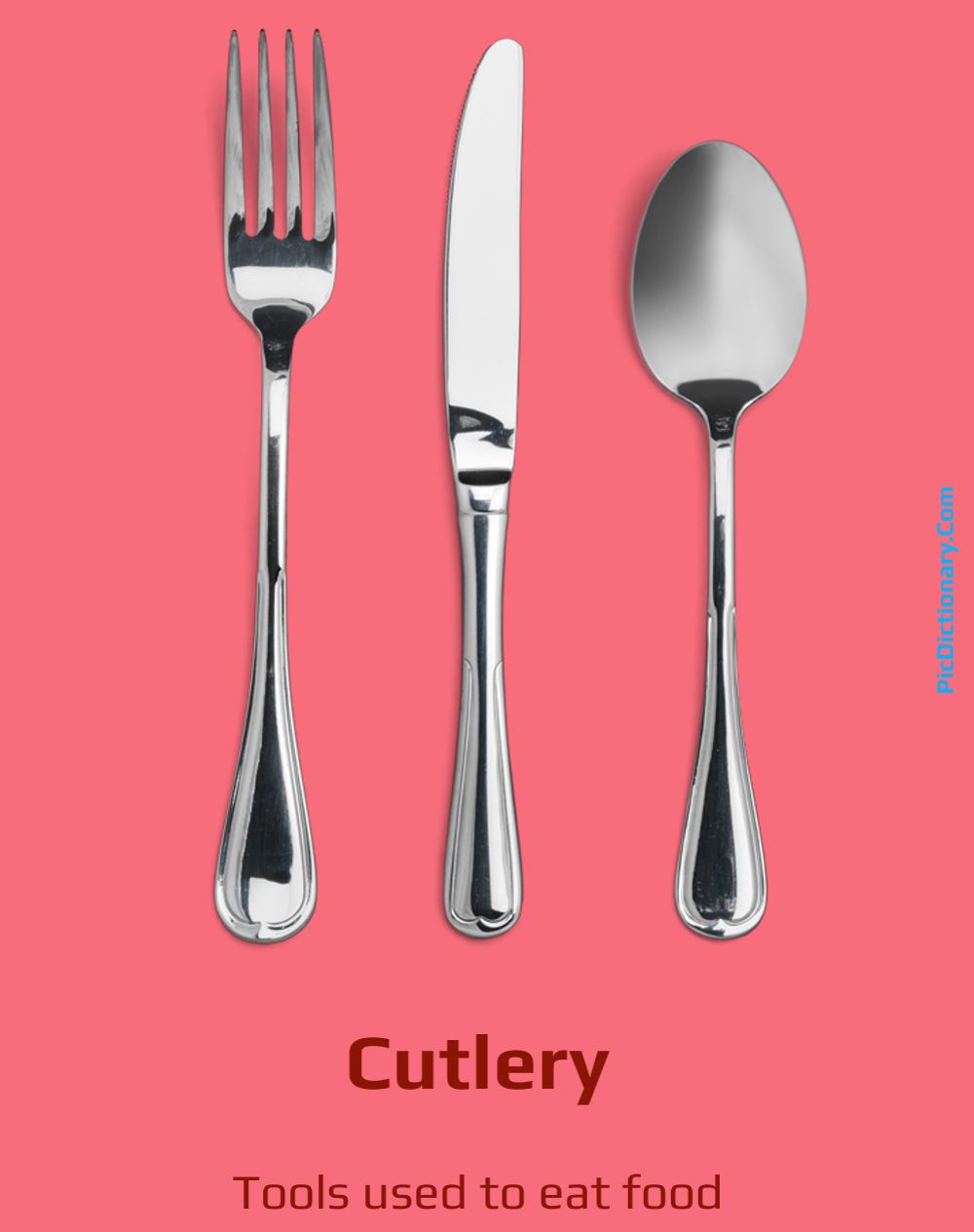Dictionary meaning of Cutlery