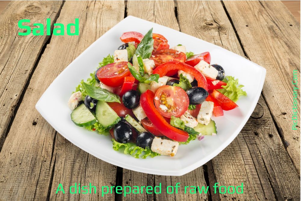 Dictionary meaning of Salad