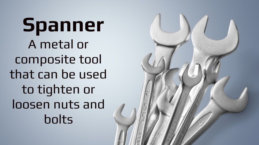 Dictionary meaning of Spanner